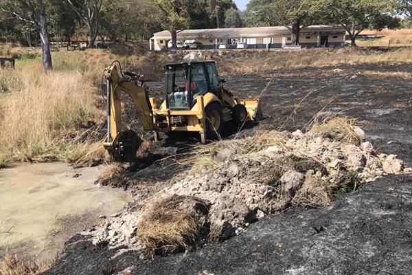 Transformação de Lagoa em área de produção de Tilapia Nativa